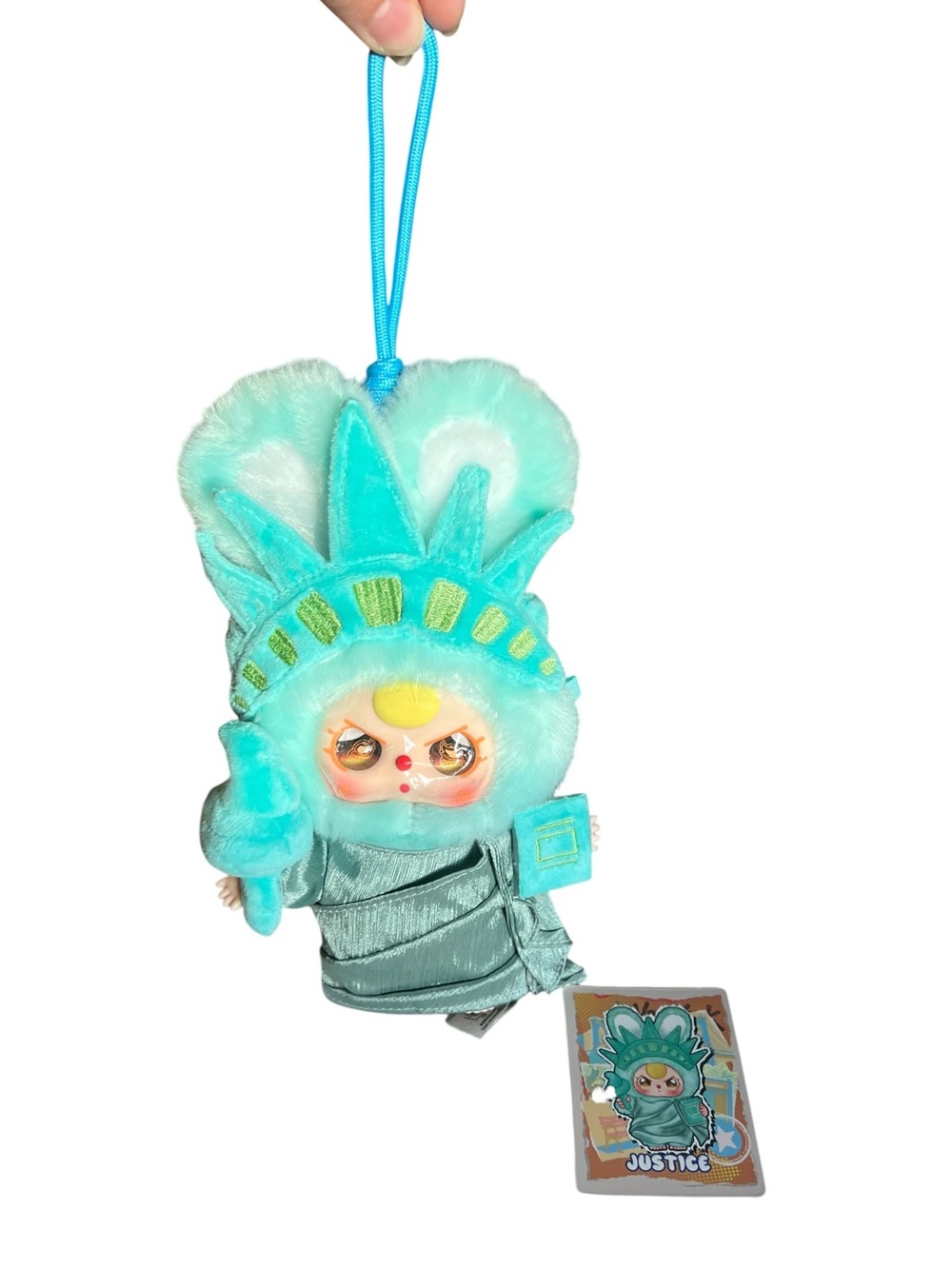 BB3 Baby Three NYCC Exclusive "Justice" Statue of Liberty Pendant NWOB + Card